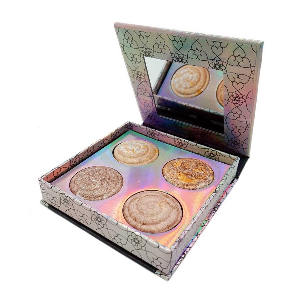 Atenea Colombian makeup baked highlighter DIVINE edition